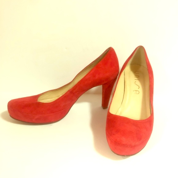 Red suede pumps unisa - Picture 1 of 5
